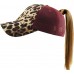 Leopard Ponycap Messy High Bun Ponytail Adjustable Mesh Trucker Baseball Cap Hat  eb-01611819